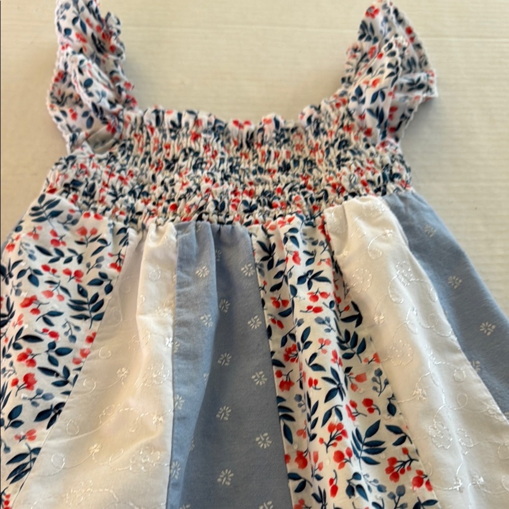 Penelope Mack Sundress Features a Smocked Top w/Ruffle Sleeve and 4 patterns. 4T - Picture 2 of 8